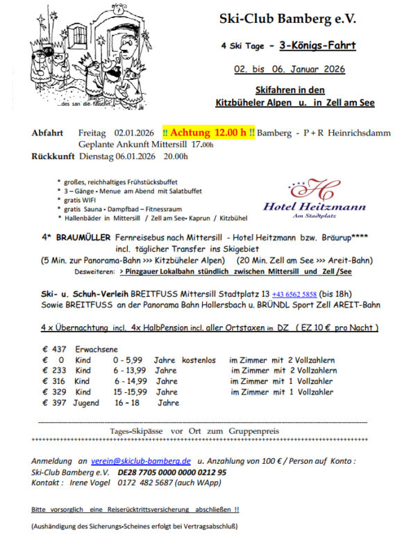 3-Königs-Fahrt Zell am See/Mittersill 2026